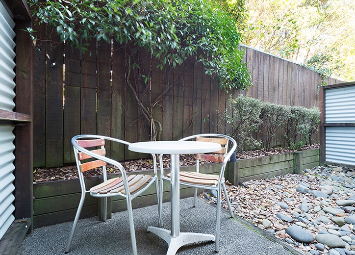 an outdoor area