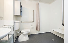 studio unit with access facilities